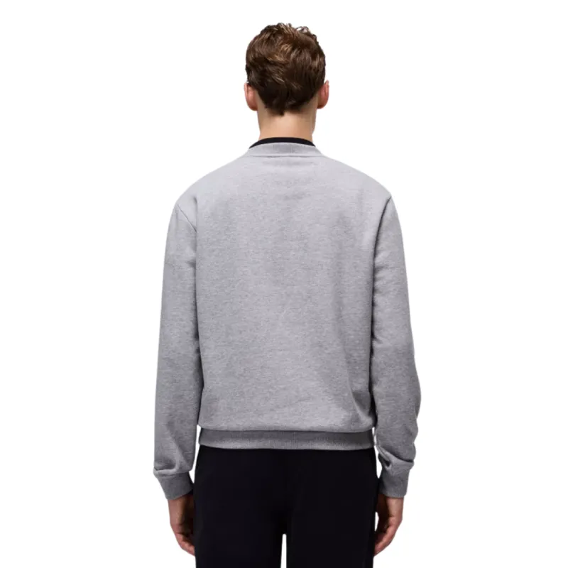 Napapijri Mens Sweatshirt Box Logo Medium Grey Marl - Image 3