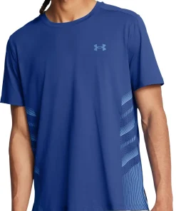 Under Armour Launch Elite Graphic Short Sleeve Mens Running Top - Blue
