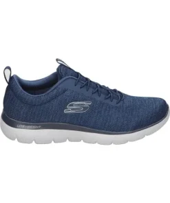 SKECHERS MENS  SUMNITS SORENX TRAINER NAVY/GREY