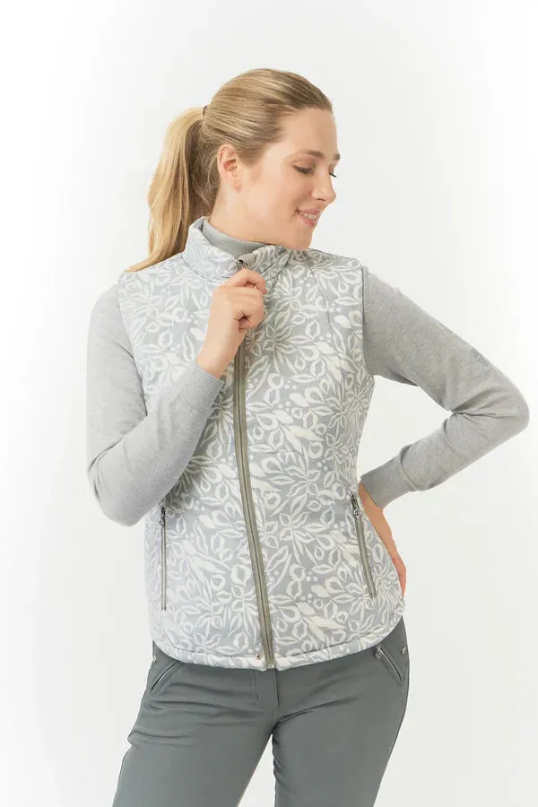 PURE GOLF EVE REVERSIBLE GILET WINTER FOLIAGE - Image 3