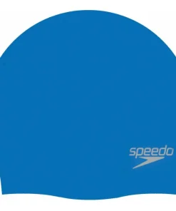 Speedo Silicone Moulded Swimming Cap - Blue