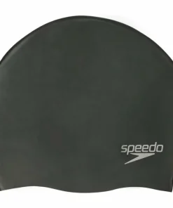 Speedo Silicone Moulded Swimming Cap - Black