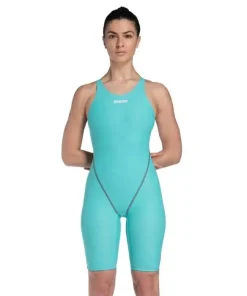 ARENA WOMENS POWERSKIN ST NEXT KNEESUIT AQUAMARINE