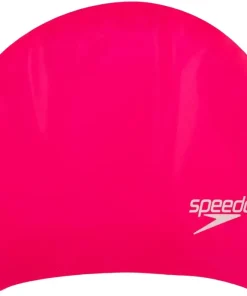 Speedo Long Hair Swimming Cap - Pink