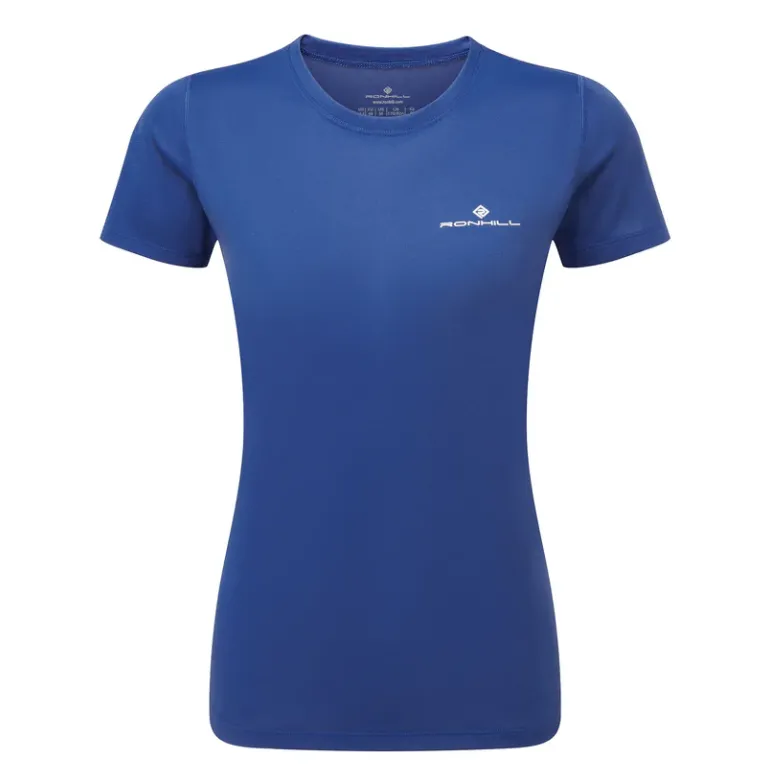 Ronhill Womens Tee Core S/S Tidal/Bright White
