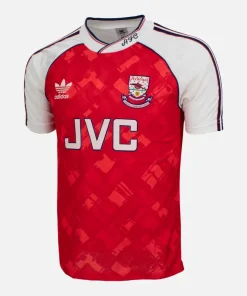 1990-92 Arsenal Home Shirt Adidas JVC [Perfect] S
