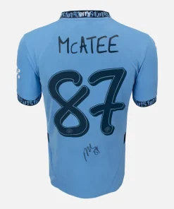 James McAtee Signed Manchester City Shirt 2024-25 Home [87]