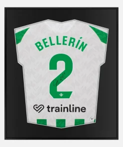 Framed Hector Bellerin Signed Real Betis Shirt 2024-25 Home [Lite]