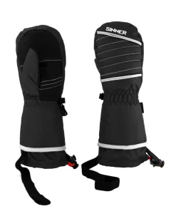 SINNER STRATTON JUNIOR SKI MITTON BLACK