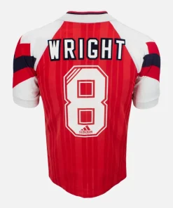 1992-94 Arsenal Home Shirt Wright 8 [Excellent] S