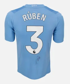 Ruben Dias Signed Manchester City Shirt 2023-24 Home [3]
