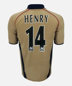 2000-01 Arsenal Away Shirt Henry 14 [Excellent] M