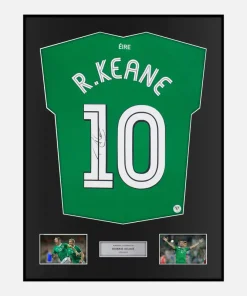 Framed Robbie Keane Signed Ireland Shirt 10 [Classic]