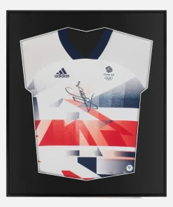 Framed Sir Mo Farah Signed Shirt, Olympic Memorabilia [Lite]