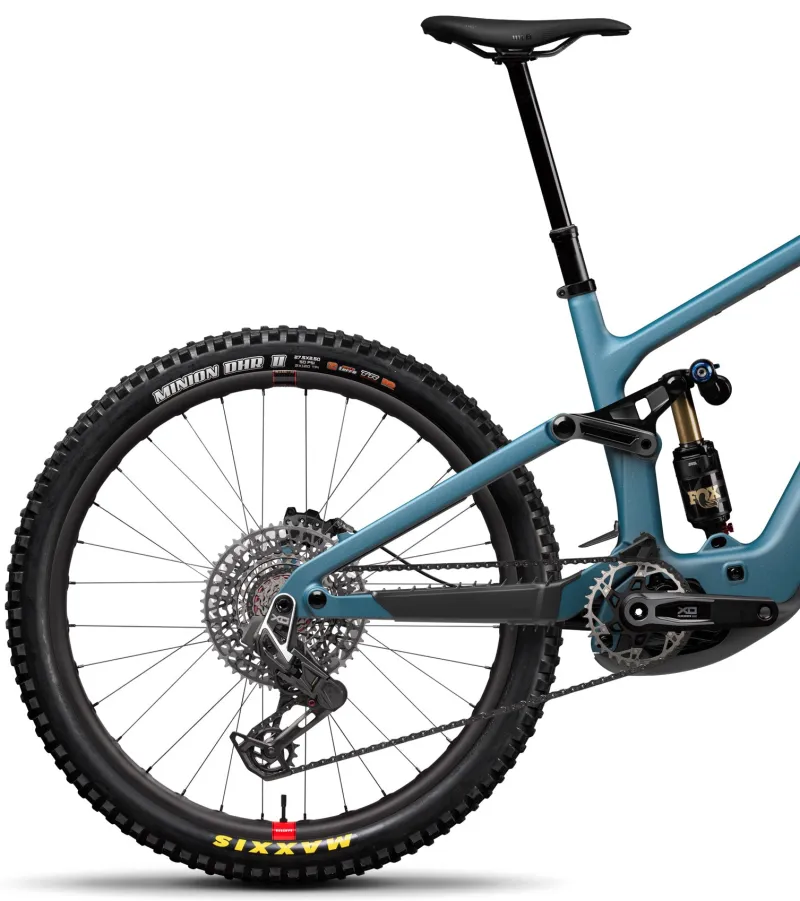 Santa Cruz Bullit 4 CC MX X0 AXS Reserve Carbon Electric Full Suspension Mountain Bike 2026 - Matte Teal - Image 2