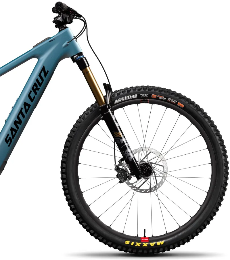 Santa Cruz Bullit 4 CC MX X0 AXS Reserve Carbon Electric Full Suspension Mountain Bike 2026 - Matte Teal - Image 3