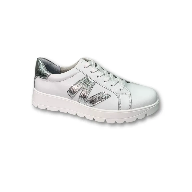 Redz Womens Trainer CX4776 White/Silver