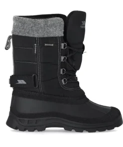 TRESPASS  BOYS STRACHAN SNOW BOOT BLK 29/UK11