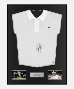Framed Novak Djokovic Signed Shirt Wimbledon Edition [Classic]