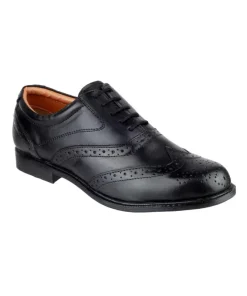 Amblers Liverpool Oxford Brogue Black