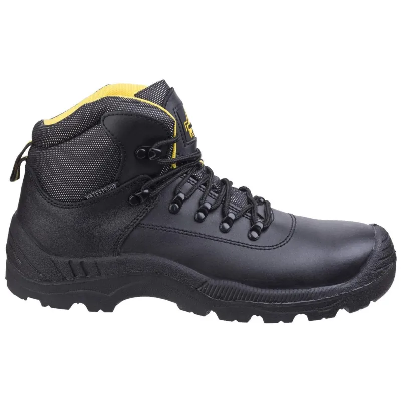Amblers Safety FS220 Waterproof Lace Up Safety Boot Black - Image 3
