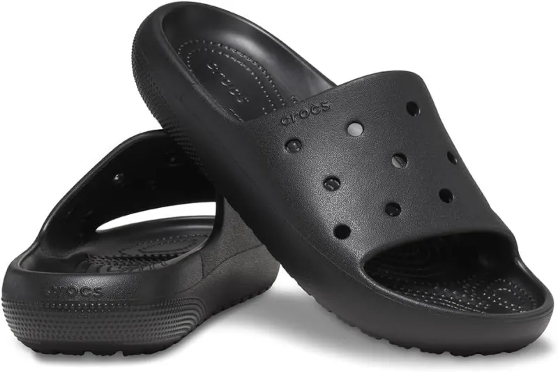 CROCS UNISEX CLASSIC SLIDE V2 BLACK