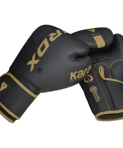 RDX BOXING GLOVE F6 MATTE GOLDEN