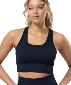 Gym+Coffee Womens Lotus Lounge Bra Black