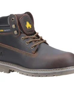 Amblers Safety FS164 Goodyear Welted Lace up Industrial Safety Boot Brown