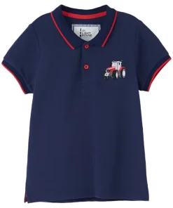 Lighthouse Boys Polo Shirt Pier Short Sleeve Red Tractor