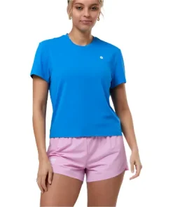 Gym+Coffee Womens Coffee Tee Sky Blue