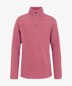 PROTEST JUNIOR MUTEY 1/4ZIP FLEECE ROSE DUST