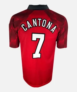 1996-98 Manchester United Home Shirt Cantona 7 [Perfect]