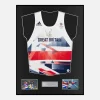 Framed Sir Mo Farah Signed Team GB Vest Gold [Classic]