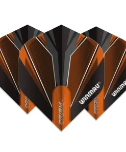 WINMAU PRISM ALPHA DART FLIGHTS ORANGE/BLACK