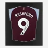 Framed Rashford Signed Aston Villa Shirt, 9 [Lite]