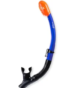 TWO BARE FEET ADULT PRO SERIES DRY TOP SILICONE SNORKEL ASSORTED COLOURS