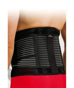 PRECISION NEOPRENE BACK BRACE WITH STAYS BLACK
