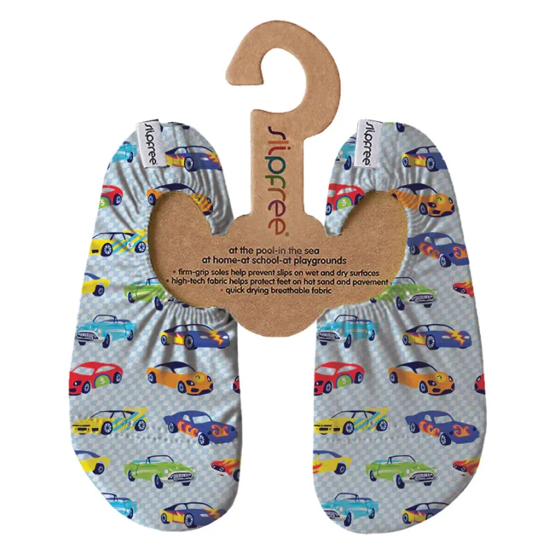 Slipfree Boys Shoes Wheels Junior Grey