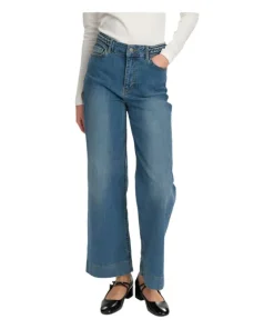 Numph Womens Jeans Paris Cropped Light Denim Blue 2