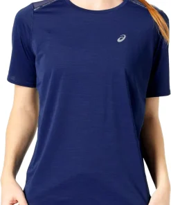 Asics Road Short Sleeve Womens Running Top - Blue