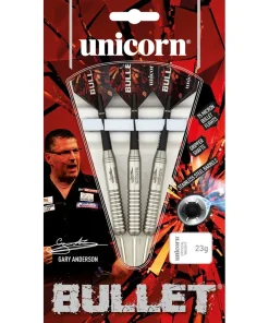 UNICORN GARY ANDERSON BULLET STAINLESS STEEL DARTS