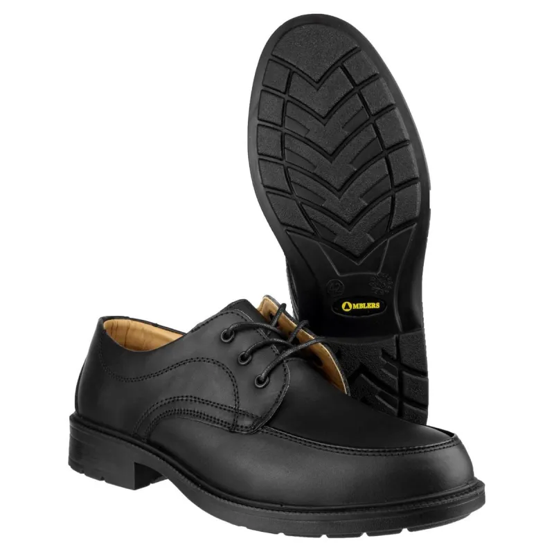 Amblers Safety FS65 Gibson Lace Safety Shoes Black - Image 2