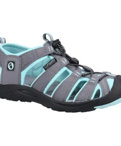 Cotswold Marshfield Recycled Sandal Grey Turquoise