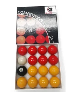 2' LEAGUE POOL BALLS REDS & YELLOWS