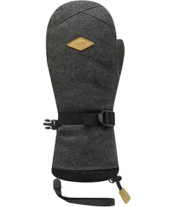 RACER BOREAL 10 JUNIOR SKI MITTS BLACK/GREY