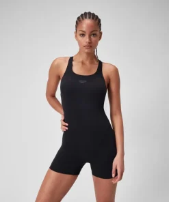 SPEEDO WOMENS END+ LEGSUIT BLACK