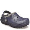 CROCS TODDLER CLASSIC LINED CLOG NAVY
