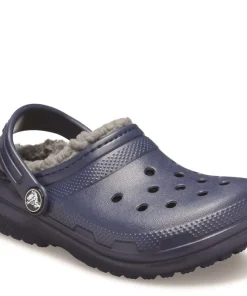 CROCS TODDLER CLASSIC LINED CLOG NAVY
