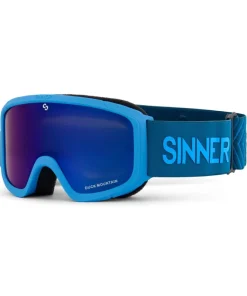 SINNER DUCK MOUNTAIN KIDS SKI GOGGLE - BLUE NEON - BLUE LENS
